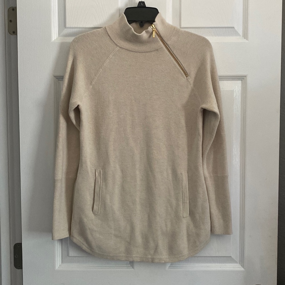 Angel Zip Tahari Sweater Top